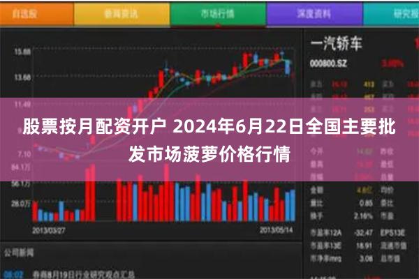 股票按月配资开户 2024年6月22日全国主要批发市场菠萝价格行情